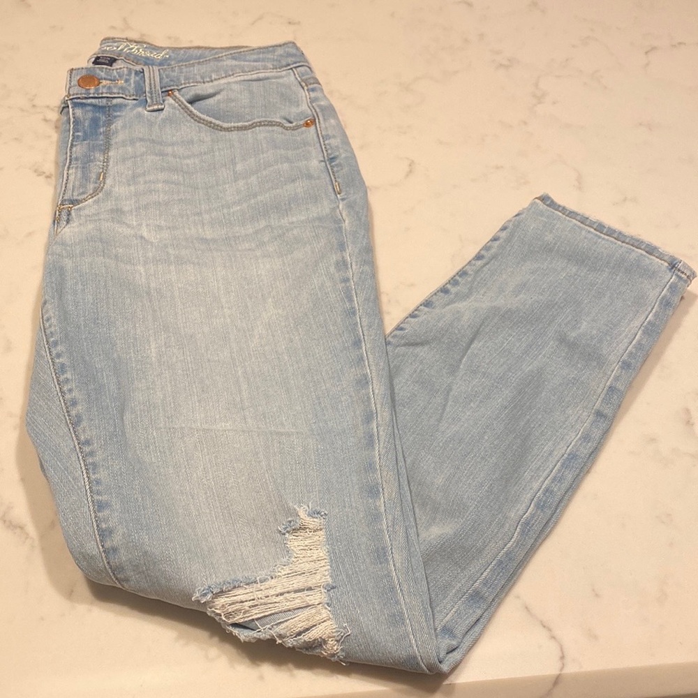 Universal Thread Light Blue Ripped Jeans - Picture 2 of 3